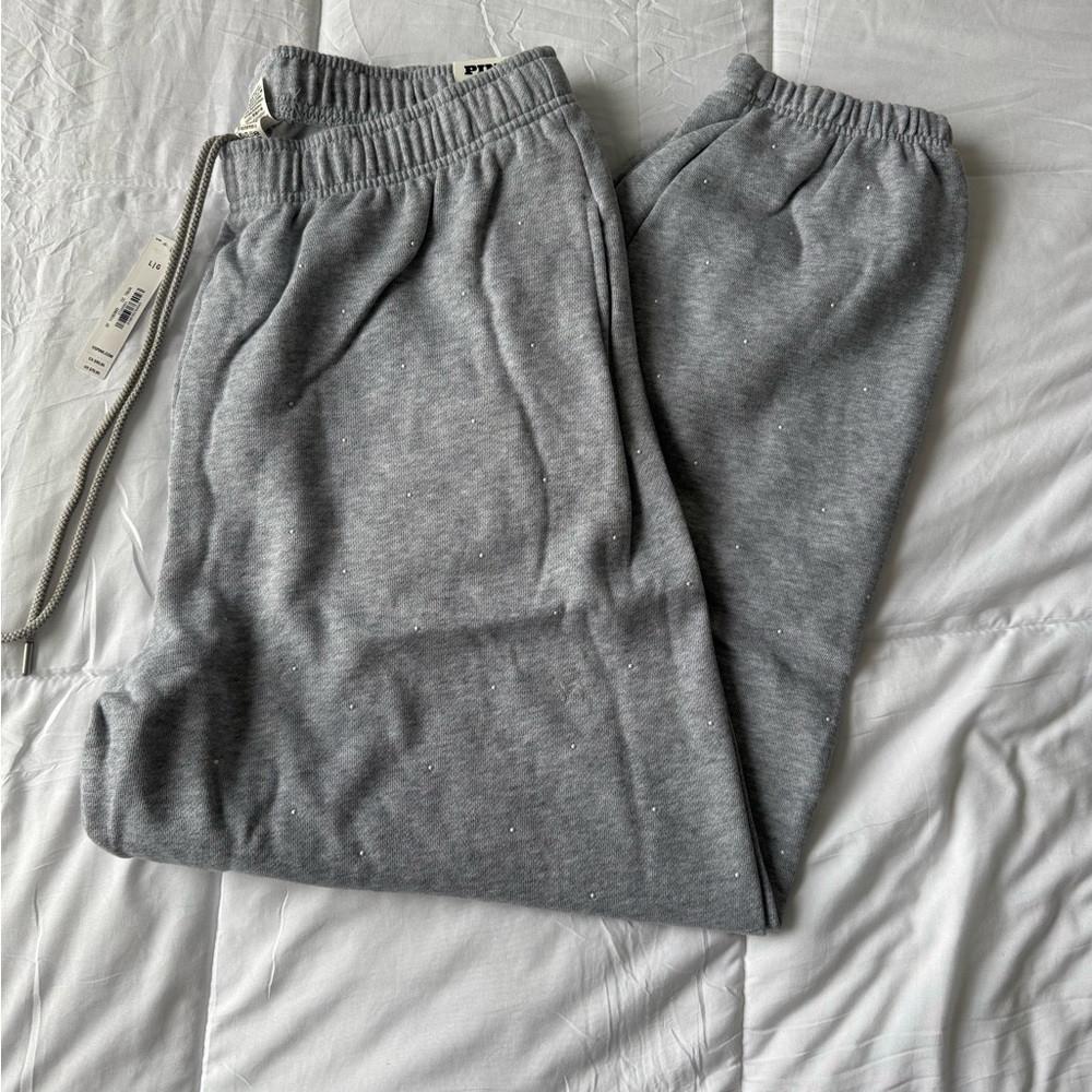 PINK Victoria's Secret Light Gray Sweatpants